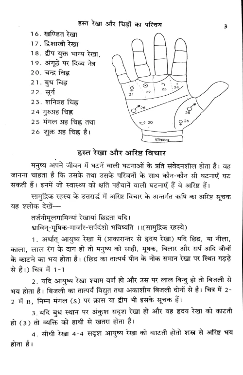 Hasta Rekha Dvara Roga Jnana Evam Nidana